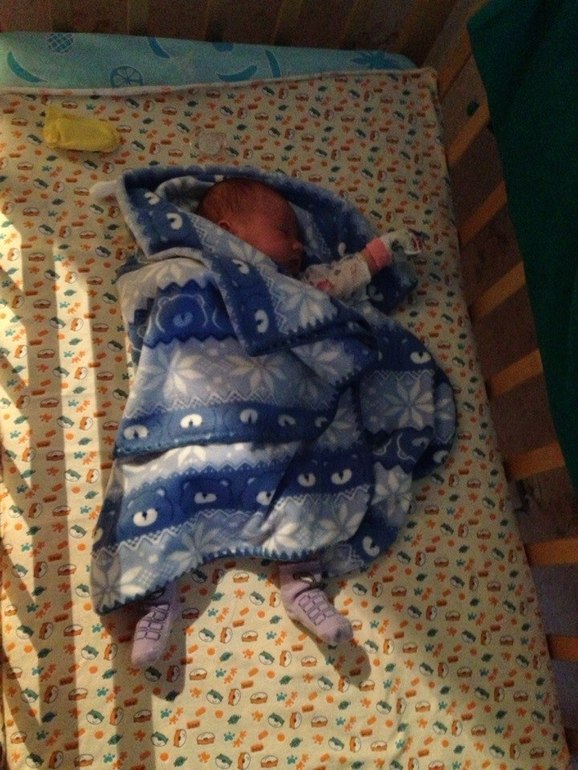 Моему сынуле месяц!