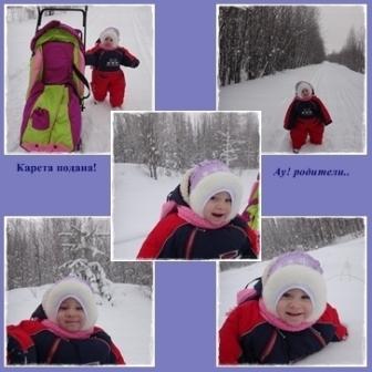 В снежном лесу)))