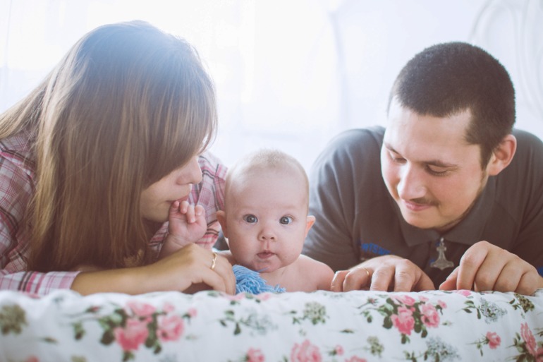 наша фотосессия в 4 месяца