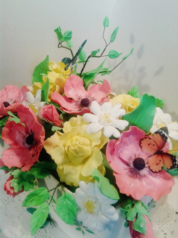 Ящичек с цветами