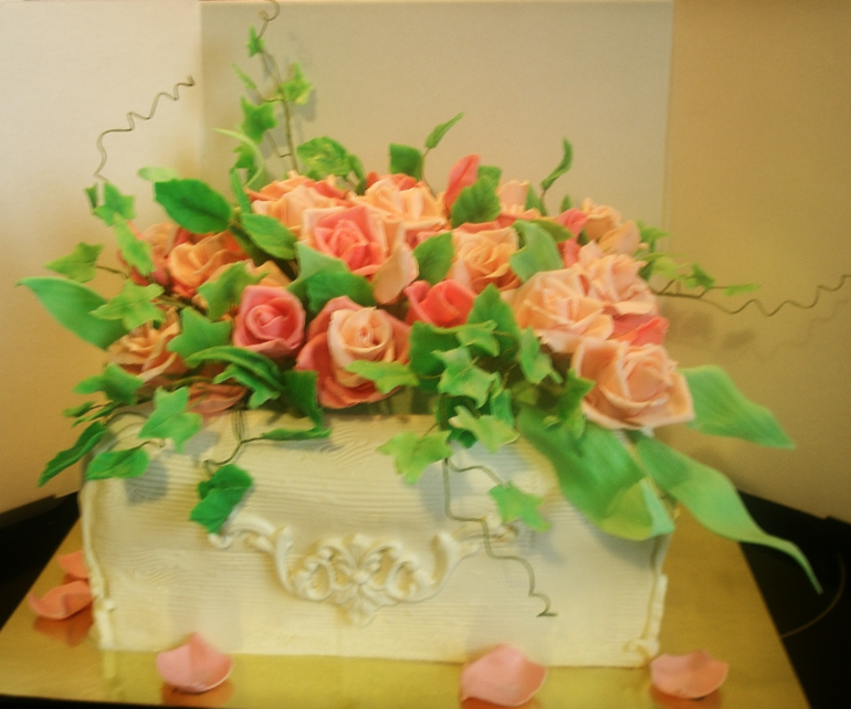 Чайная пара и розарий