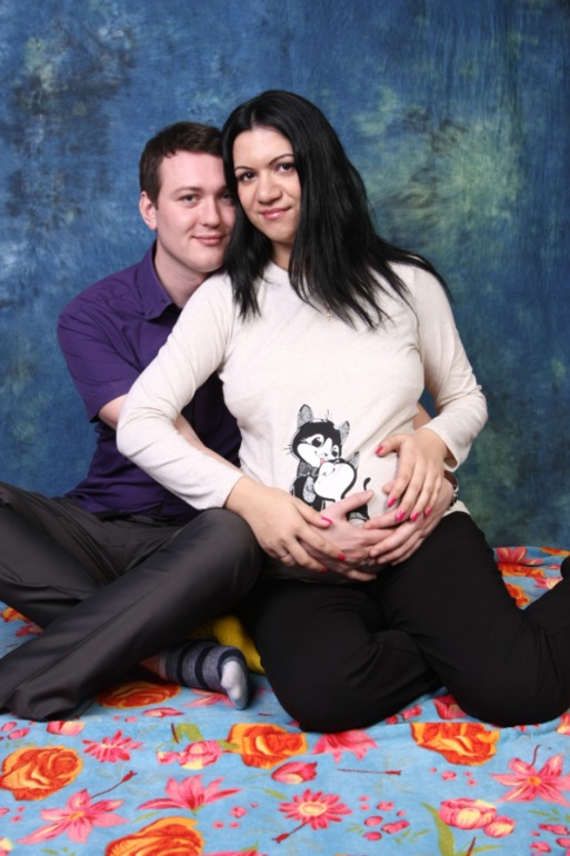 Наша беремчатая фотосессия)))