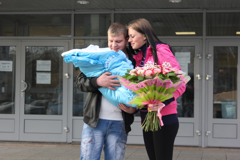 Рождение долгожданного сына.