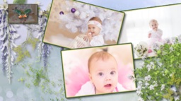 Слайд шоу из фотографий вашего малыша.