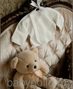 Распашонка с окантовкой нарядная