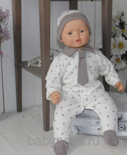 Комбинезон с галстуком