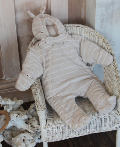 Стильный теплый и комфортный велюровый комбинезон