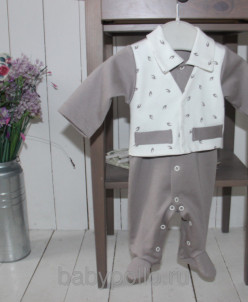 Комбинезон с жилеткой