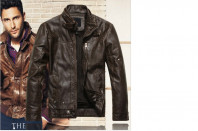 Стильная мужская кожаная куртка за 3300 руб