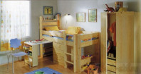 детская кровать Sieva, Финляндия, 100% сосна