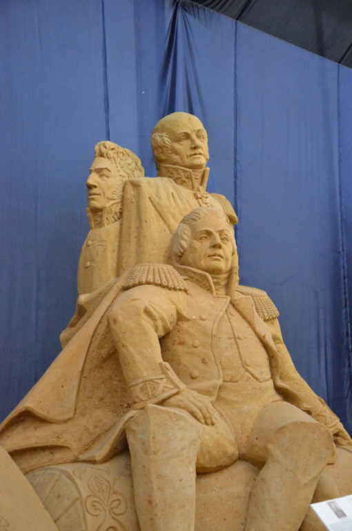 Выставка песчаных скульптур