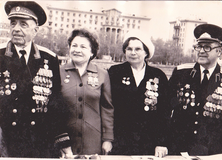 Мои родные ветераны!