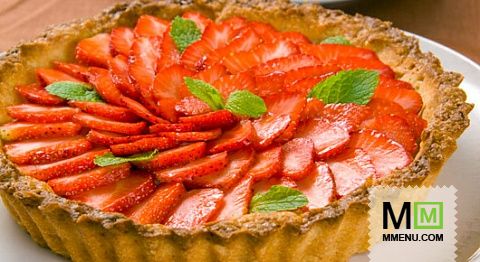 Кростата с клубникой