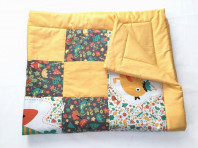 Одеяло пэч-ворк в детскую кроватку