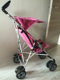 Продам коляску Chicco Caddy - розовую (б.у.)