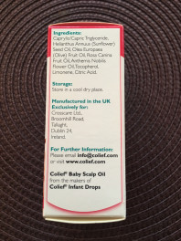 Масло для волос с 3-х месяцев Colief Baby scalp oil