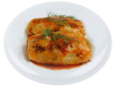 Постные голубцы с грибами и рисом
