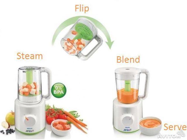 Пароварка-блендер Philips Avent б/у 2500р