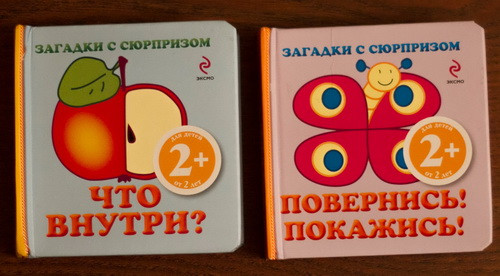 Как привить любовь к книге. Обзор книг с сюрпризом для малышей 1-1,5