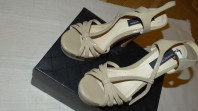 Кожаные лакированные сандали Chineese laundary