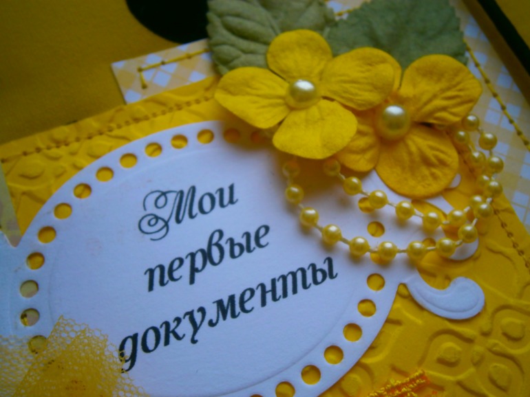 Папка для первых документов-2. Девчачья)