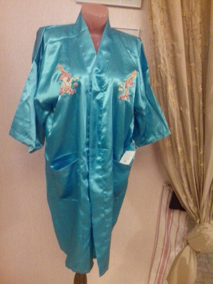 Шелковый халат - кимоно