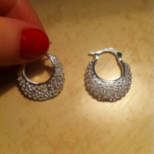 Серебряные сережки. Г Зеленоград