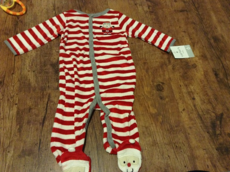 Новогодние пижамы carters