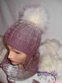 Помпон из искусственного меха