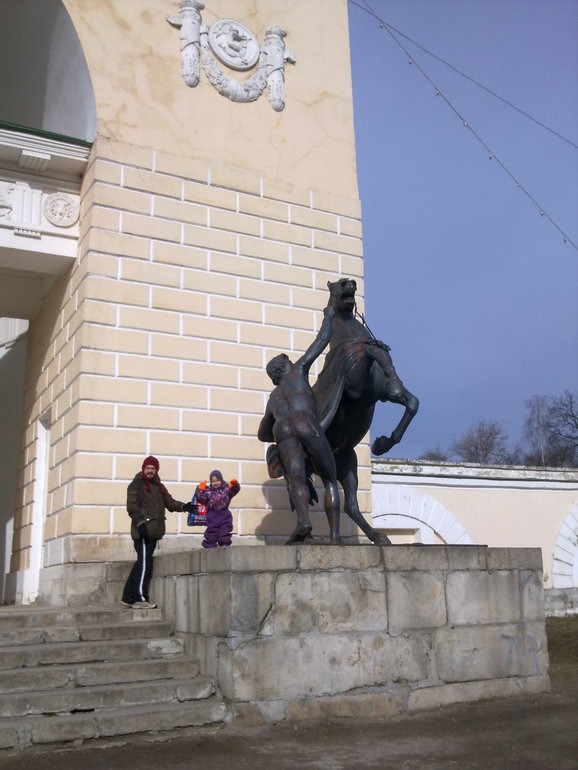 Наконец-то выбрались в парк!