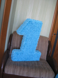 Единица и аксессуары на годик