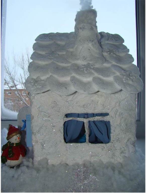 Наша зимняя сказка - Домик Деда Мороза!