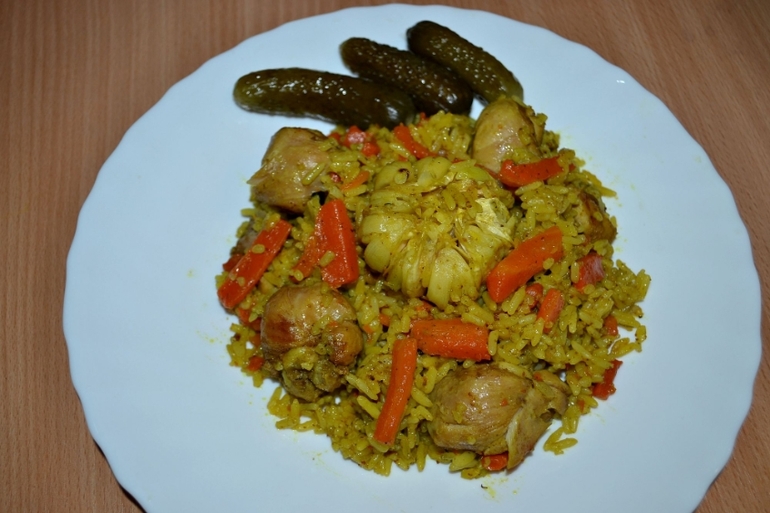 Плов из курицы...