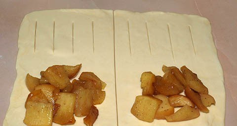 Слойка с яблоками