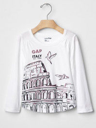 Футболка с длинным рукавом GAP
