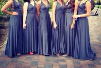 Платье-трансформер инфинити серого цвета