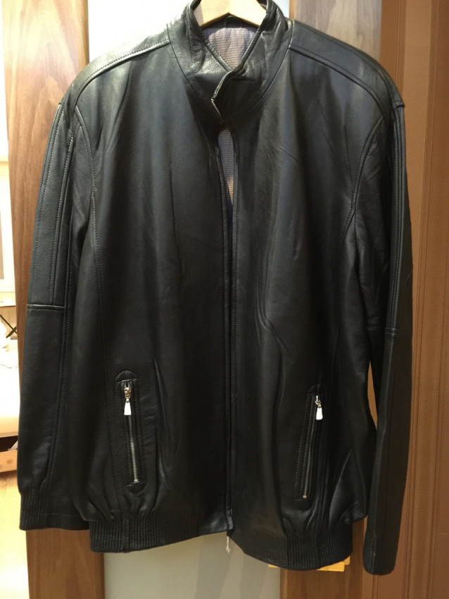 Новая мужская кожаная куртка 56-58 рр