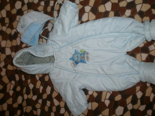 демесизонный комбинезон+ шапка+ спальник
