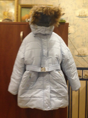 Новое зимние пальто фирма Baby Line  р 122