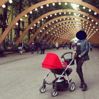 Коляска 2 в 1 (люлька+ прогулка) Mamaspapas sola2