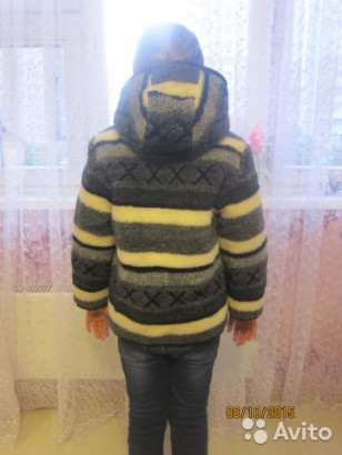Куртка из овечьей шерсти 