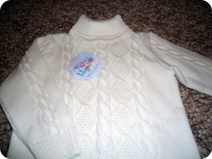 Новый Свитер для мальч УСИ-ПУСИ р-р 104 (50% шерс)