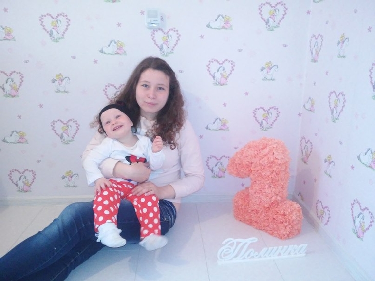 Первый День Рождения Полинки=)