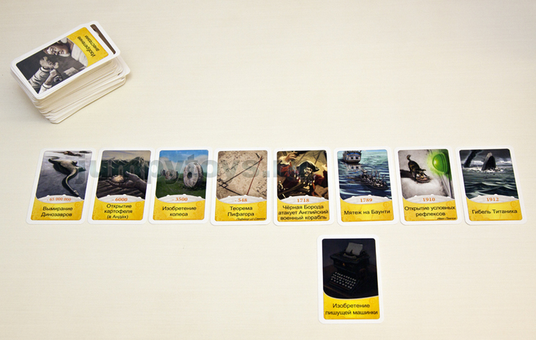Настольные игры. Timeline от Asmodee