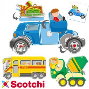 Новая игра Scotchi Веселый транспорт от 2-х лет.