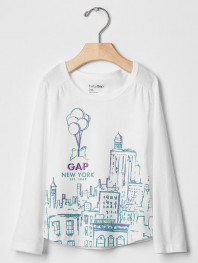 Футболка с длинным рукавом GAP