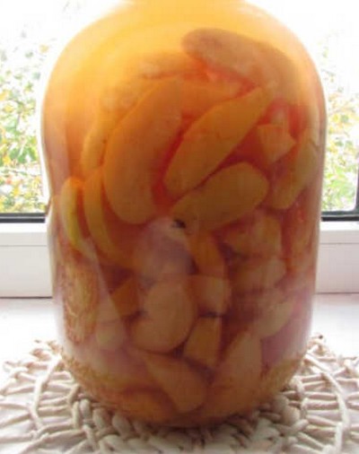 Ароматный компот из айвы