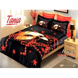 Новый комплект постельн. белья Tania Mask иск.шелк
