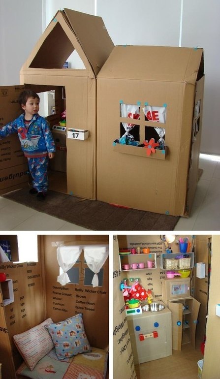 Идеи игрушек из коробок