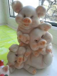 Фигурки поросят, копилки, 3 шт